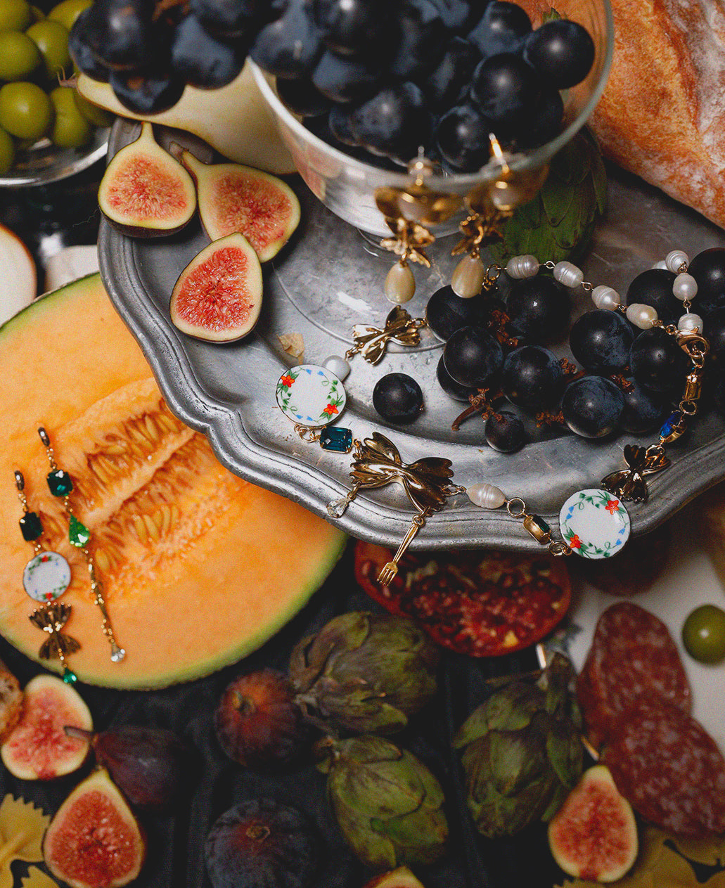 Squid Ink Pasta Choker // HTT x Panache