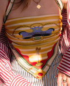 'EuroSummer' 100%  Silk Scarf