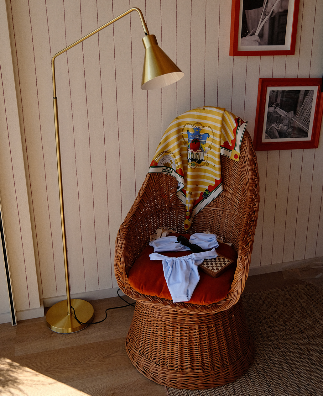 'EuroSummer' 100%  Silk Scarf