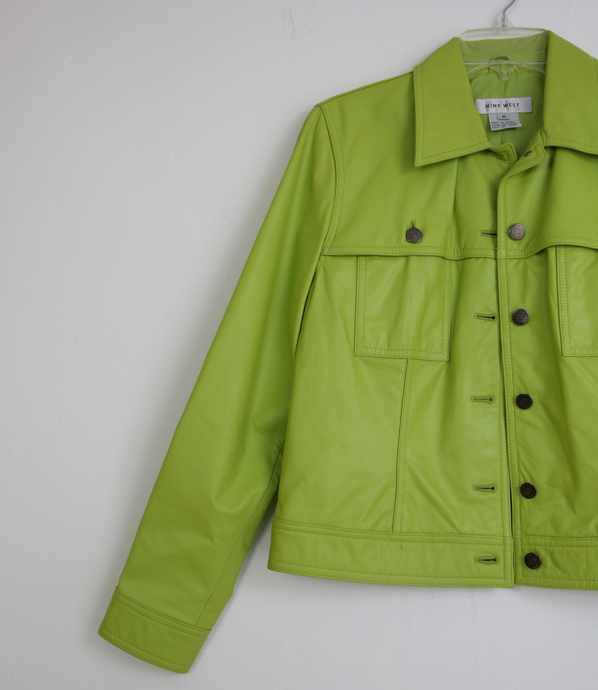 Trash Day Hand Painted Leather Jacket