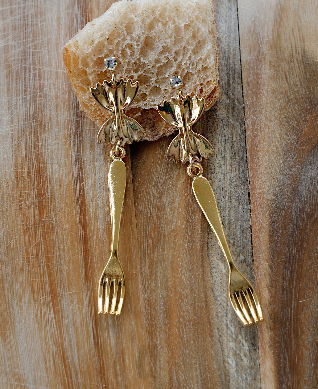Spoon and on sale fork earrings